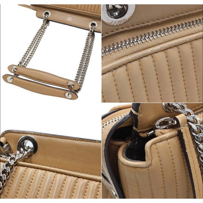 Fendi Com Click Leather Shoulder Bag — view 6