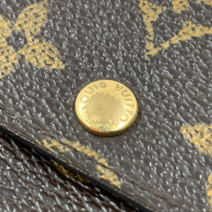 Louis Vuitton Monogram Pochette Porto Monet Credit Bifold Long Wallet M61725
