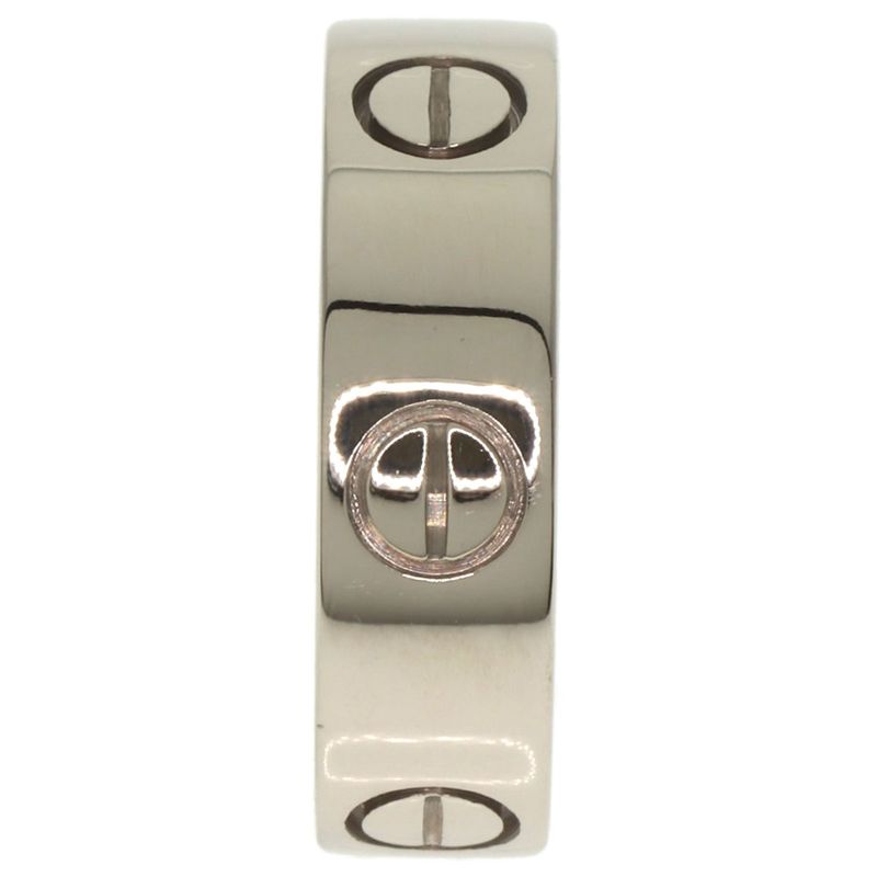 Cartier Love Ring #52 Ring - 18K White Gold Ladies