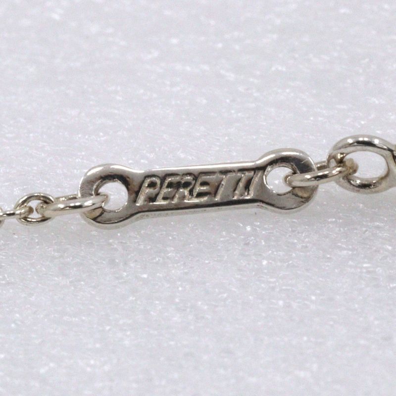 Tiffany & Co Open Heart Elsa Peretti 925 Silver Ladies 2.7g Necklace