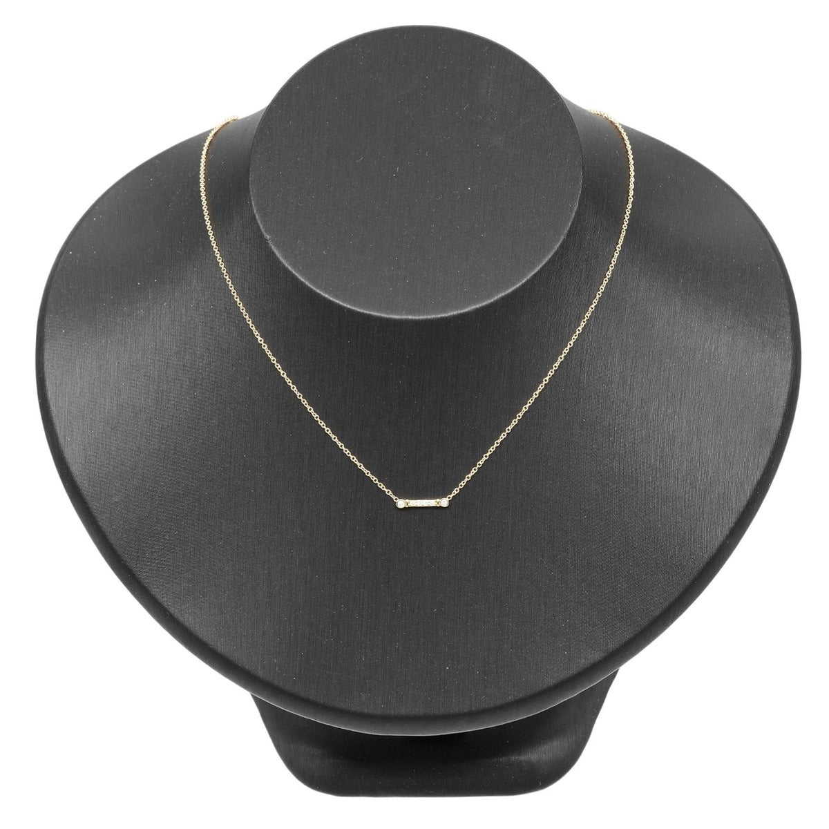 Tiffany & Co Full Driss Stem 18k Pink Gold Diamond Necklace — view 2