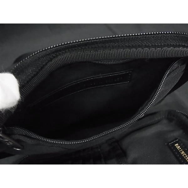 Balenciaga Explorer Leather Shoulder Bag Pochette Ivory — view 8