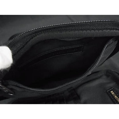 Balenciaga Explorer Leather Shoulder Bag Pochette Ivory — view 8