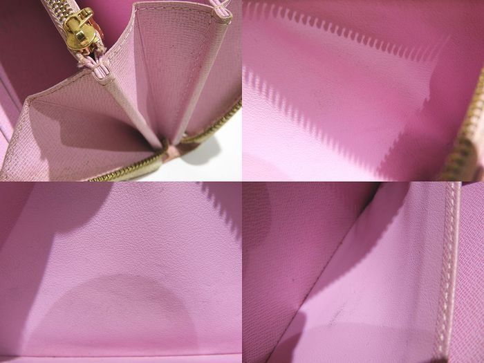 Louis Vuitton Zippy Wallet Long Wallet M60241 Multicolor Bron / Rich Pink