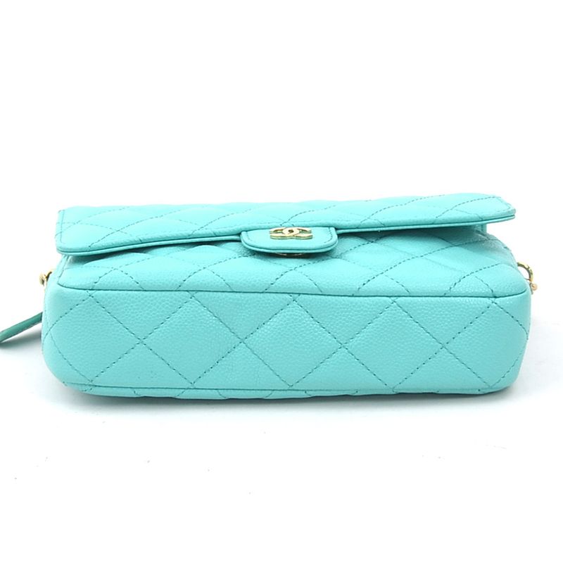 Chanel Chain Wallet Crossbody Shoulder Bag Matelasse