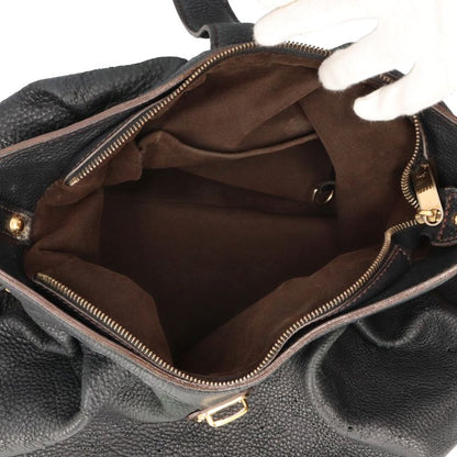 Louis Vuitton XS M95660 Mahina Women's Shoulder Bag Noir Black Excellent