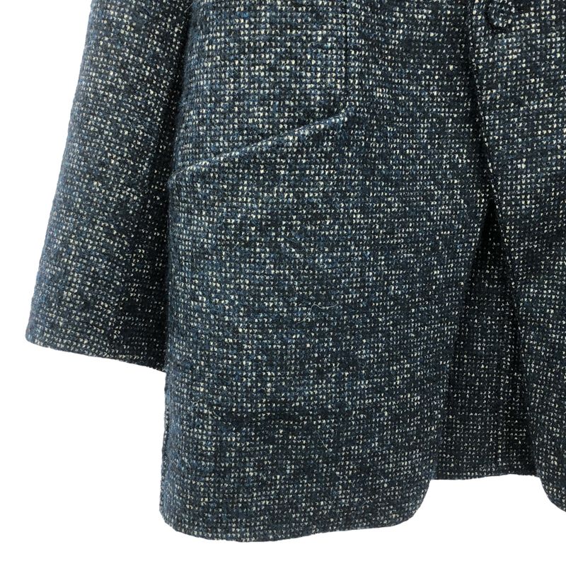 Dior Homme - 2023aw - Wool Tweed Unstructured Cardigan Jacket - 46 - Navy - Mens
