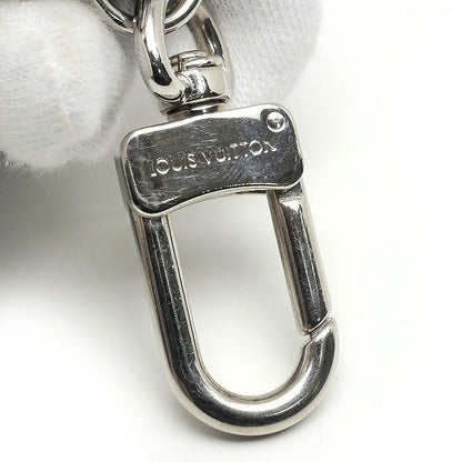 Louis Vuitton LV Porte Cles Dragonne M64168 Monogram Eclipse Key Holder White