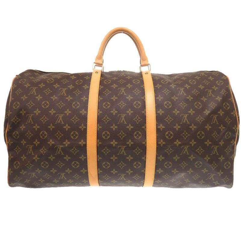 Louis Vuitton Keepall Bandoliere 60 Monogram M41412 Boston Bag LV 0950 Louis