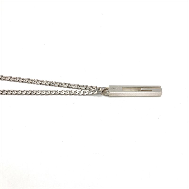 Gucci G Motif Necklace Sv925 281g Silver Unisex