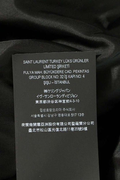 Saint Laurent Paris 753065 Y3g36 Panel Design High Neck Bomber Blouson Men 46