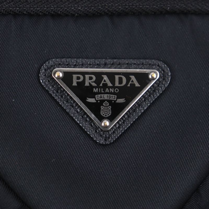 Prada 22SS Sgc006 Re-nylon Triangle Logo Triangle Plate Zip Up Bomber Jacket