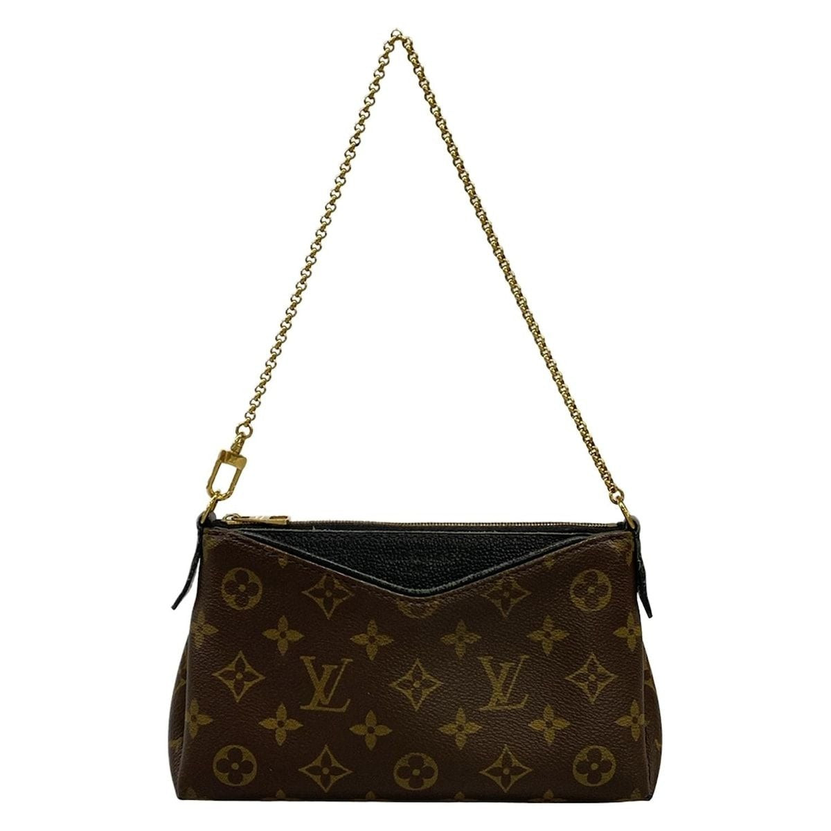 Louis Vuitton Clutch Monogram Pallas Noir Black