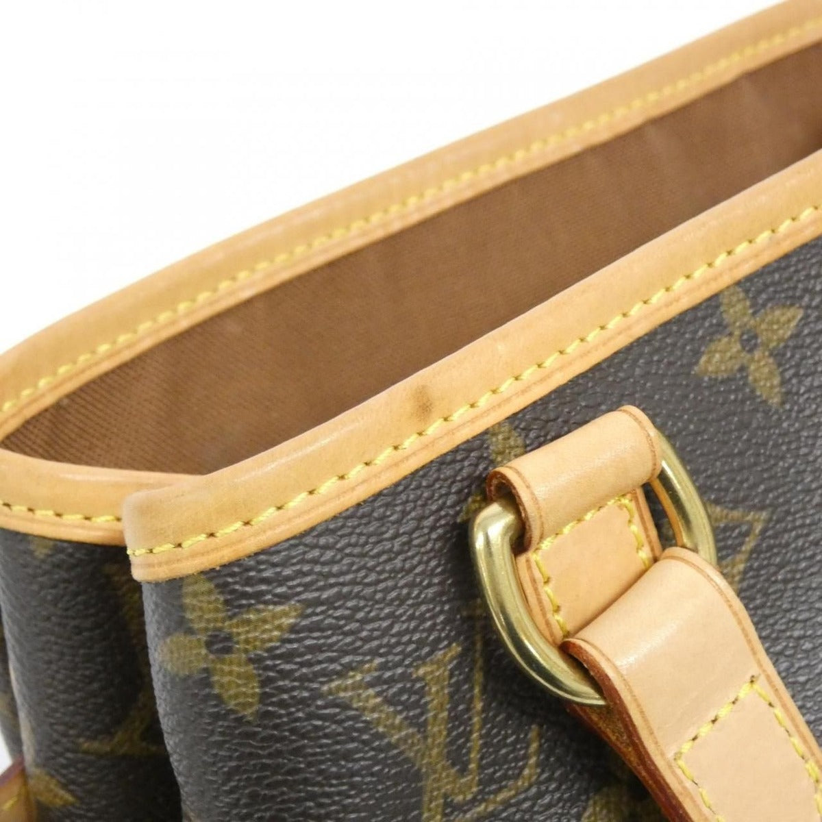 Louis Vuitton Monogram Batignolles Bag Brown Marron — view 5