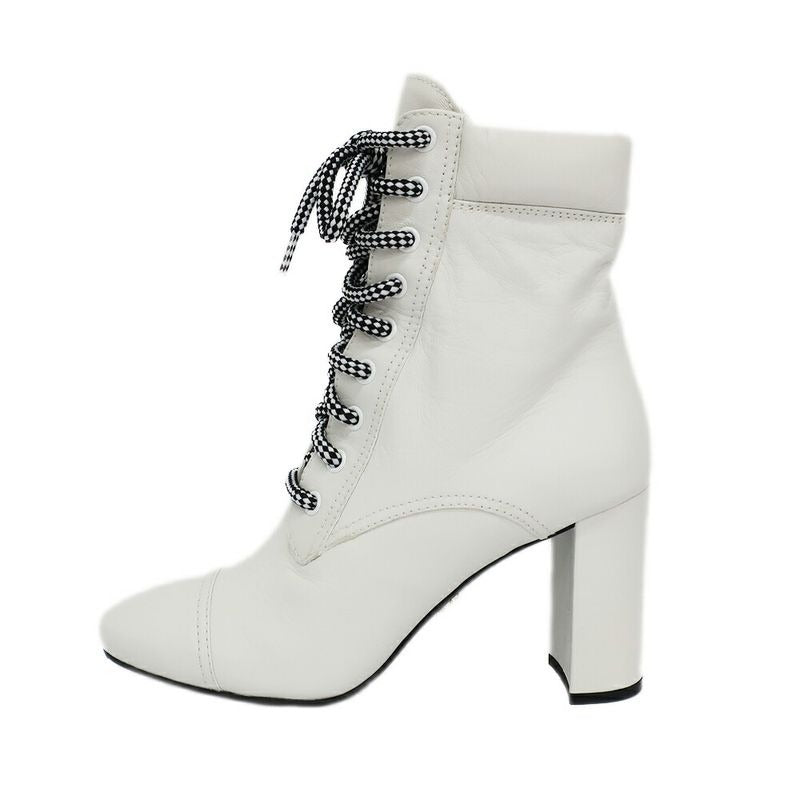 Prada Short Boots White Size 36.5