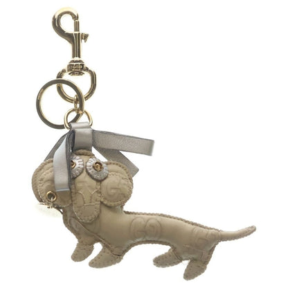 Gucci Dog Motif Charm Key Holder