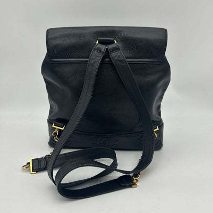 Chanel Triple Coco Backpack Caviar Leather — view 2