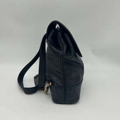 Chanel Triple Coco Backpack Caviar Leather — view 3