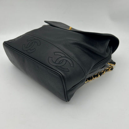 Chanel Triple Coco Backpack Caviar Leather — view 6