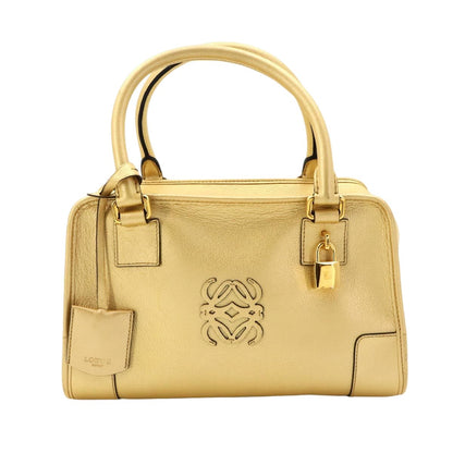 Loewe Amazona 28 Hand Bag Leather Gold 339.70.780