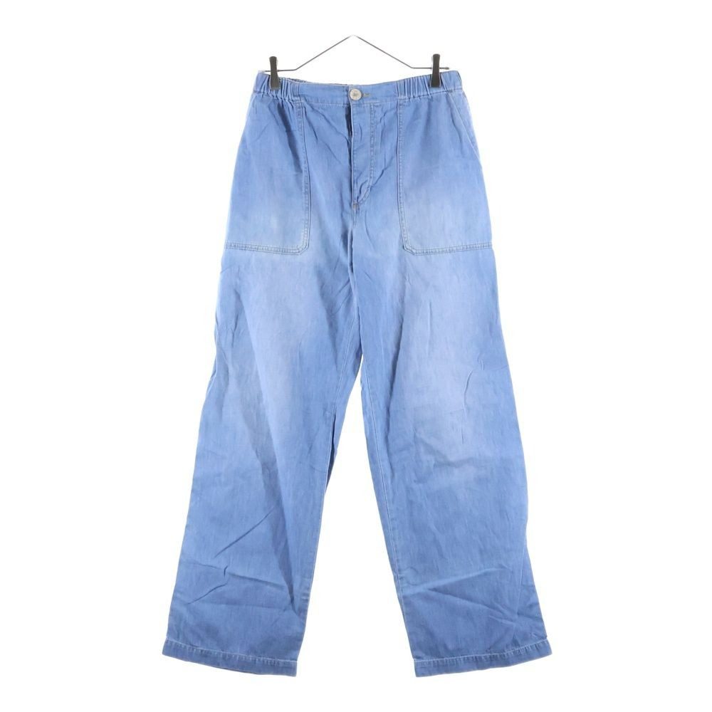 Gucci Dro Co Back Patch Cotton Pants Indigo