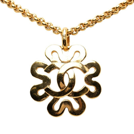 Chanel CC Logo Vintage Gold Plated