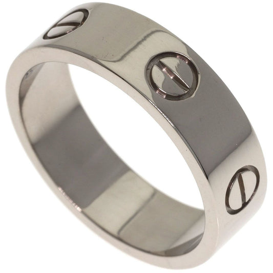 Cartier Love Ring 58 18k White Gold