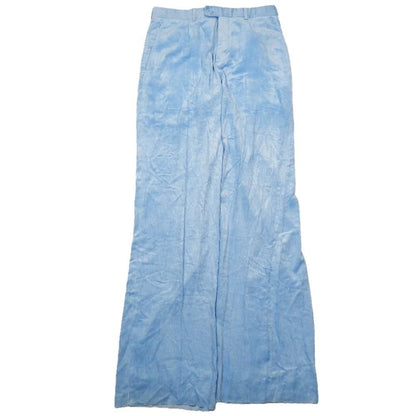 Dior Erl Corduroy Lou's Wide Pants Zip Fly 48 Light Blue