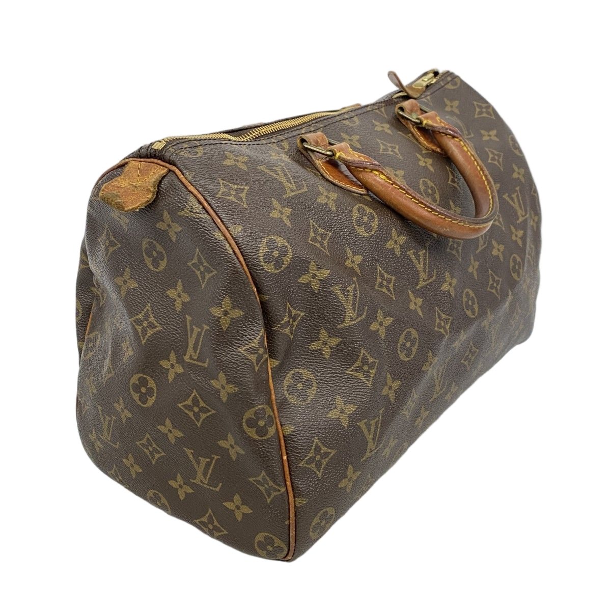 Louis Vuitton Handbag Monogram Speedy 35 Brown — view 2