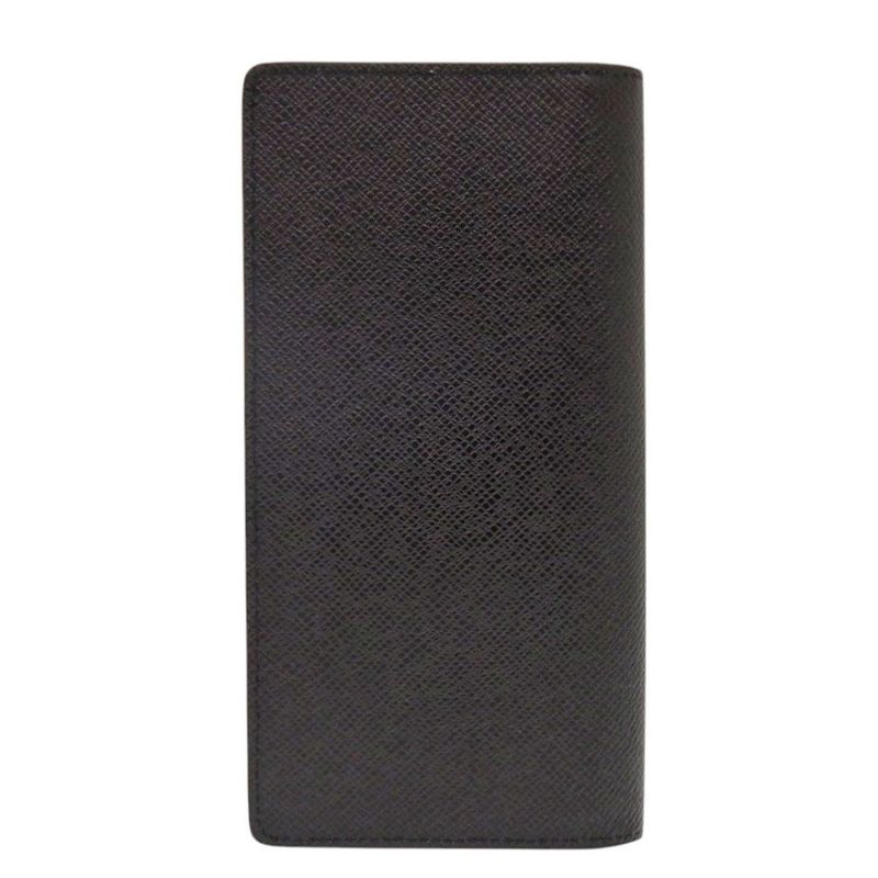Louis Vuitton Portefeuille Plaza M30501 Taiga Noir Black Long Wallet Black LV