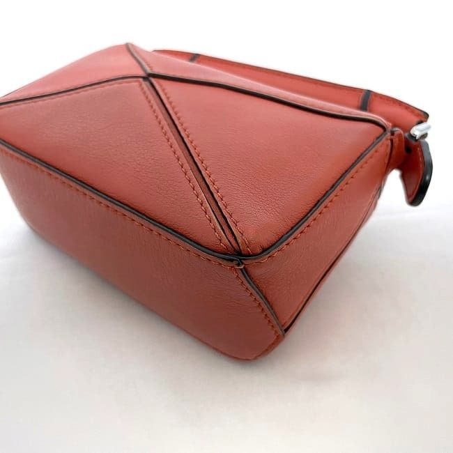 Loewe 2way Mini Shoulder Nano Puzzle Bag Orange Puzzle