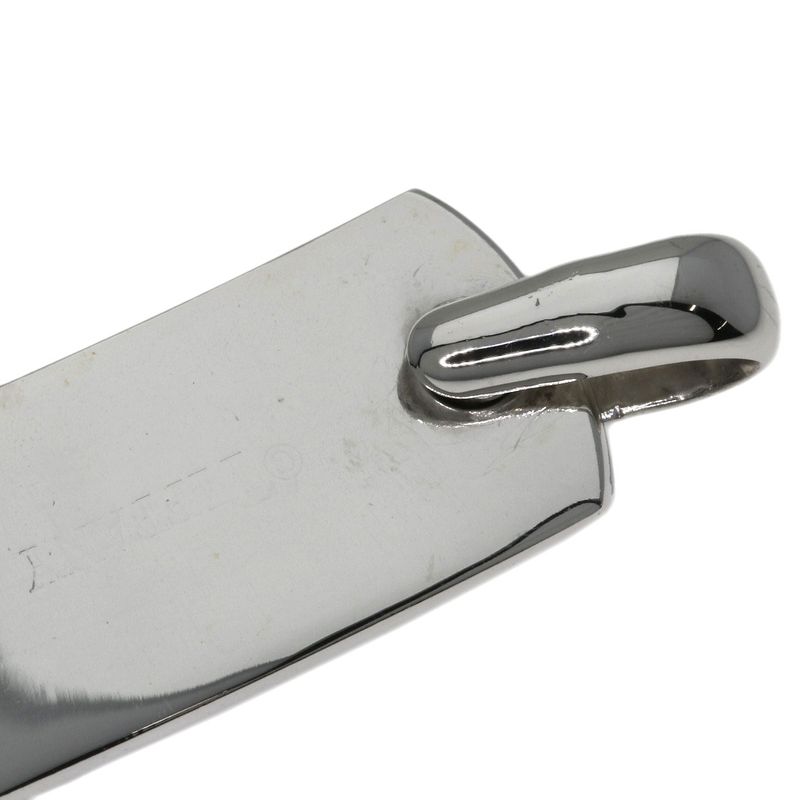 Tiffany & Co Tiffany & Co Plate Pendant Top SV Titanium Ladies