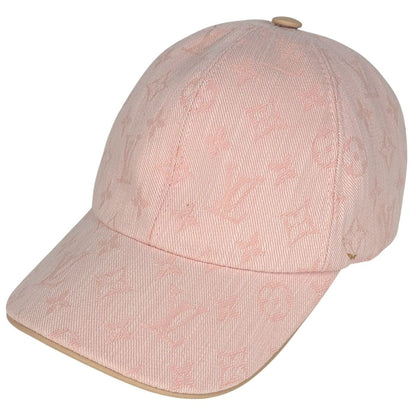 Louis Vuitton Bimai Cap Monogram Hat Cotton Polyester Pink