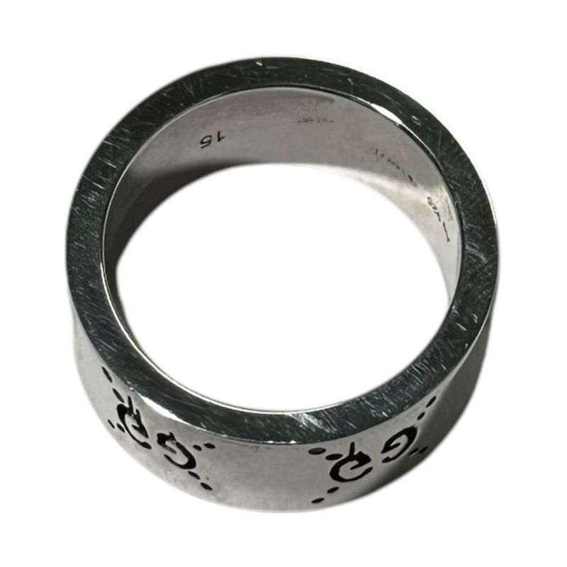Gucci GG Icon Ring Icon Ring Silver 925 15 (about Size 14) Silver Skull