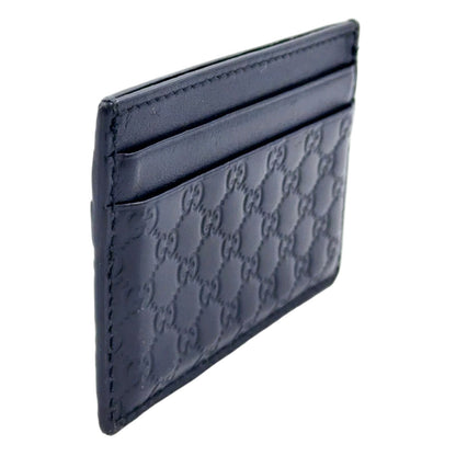 Gucci Micro Guccissima Leather Black Card Case — view 2