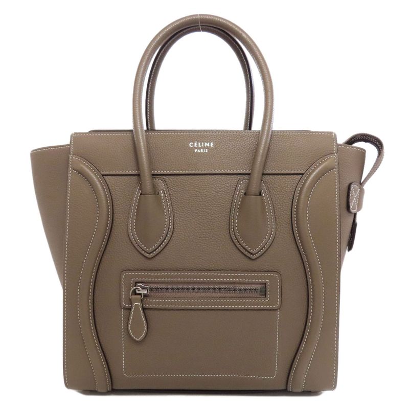 Celine Luggage Micro Tote Bag Calf Women