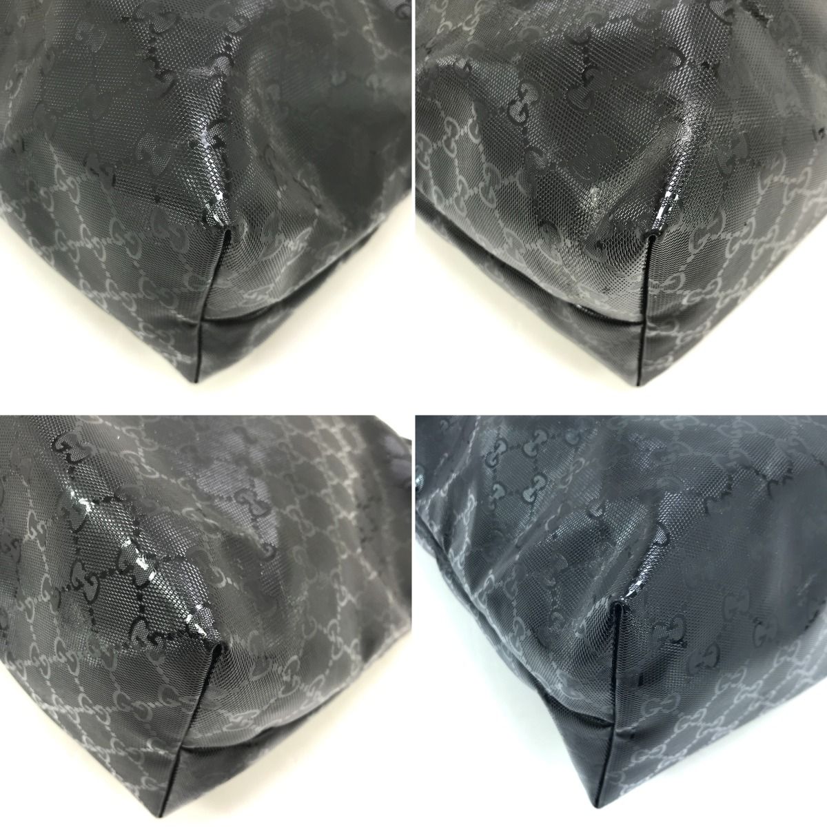 Gucci Tote Bag with Stains Inside 211120 Black