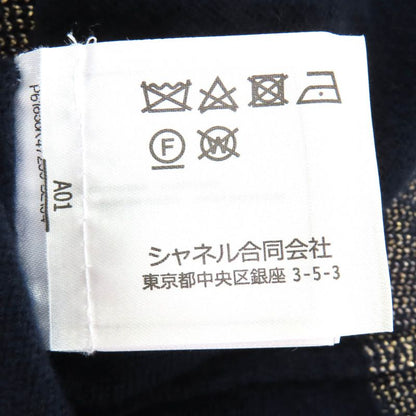 CHANEL P61656k47200 Cashmere Polyester Coco Mark Scarab Button Back Embroidered