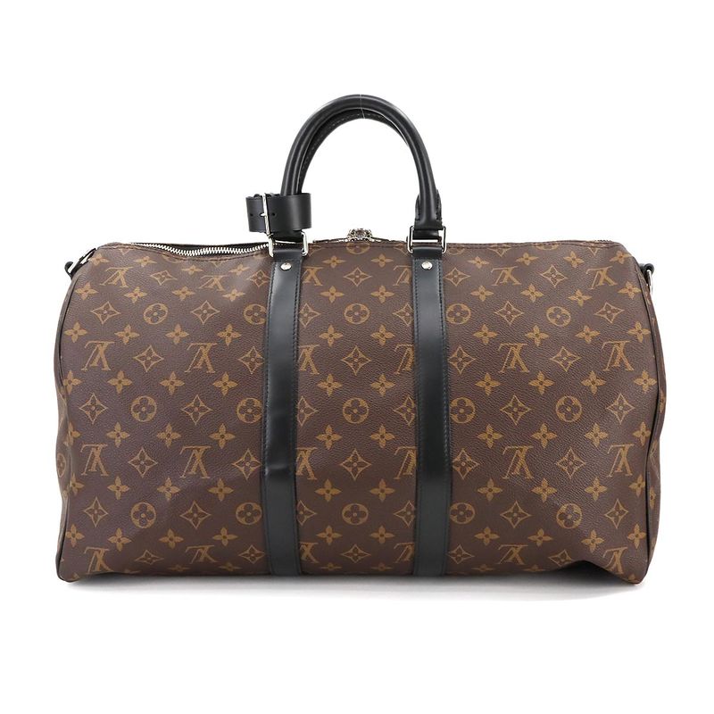 Louis Vuitton Monogram Macassar Keepall Bandouliere 45 2way Boston Shoulder Bag