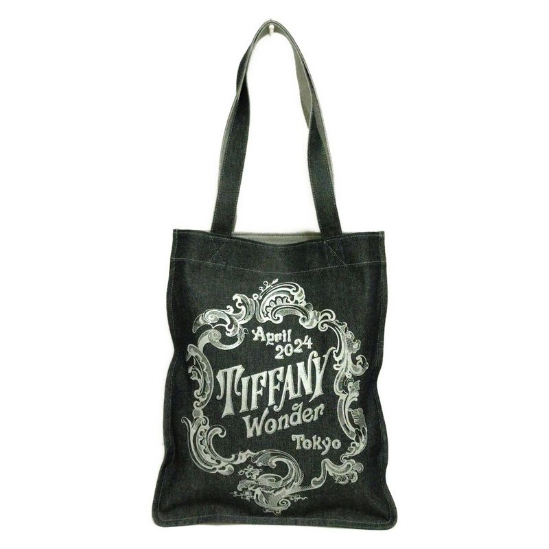 Tiffany & Co Tote Bag - Dark Gray And Silver