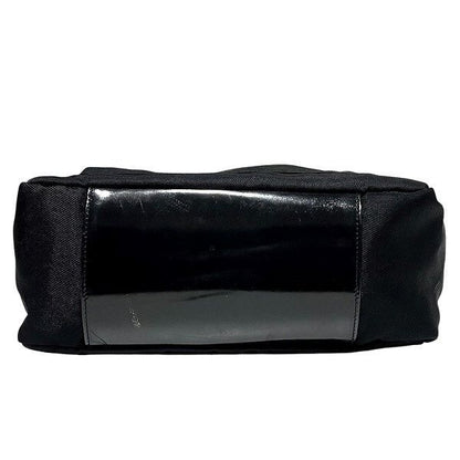 Gucci Bamboo 000-2032-0509 2WAY Black Bag Shoulder Bag Handbag Women