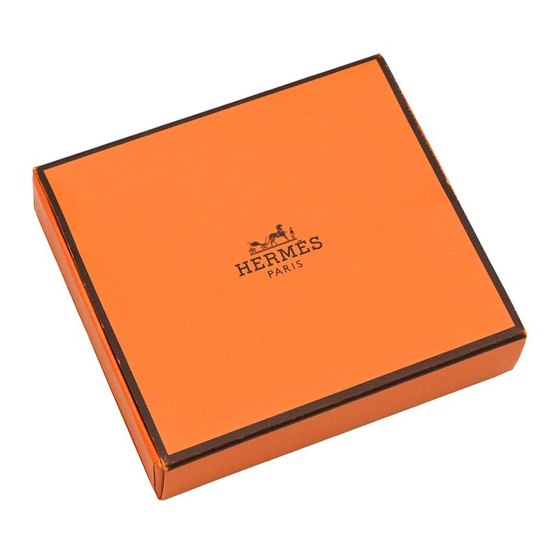 Hermes Earrings Loop Grand Vorsluyft Metal Glaze Etoupe [box