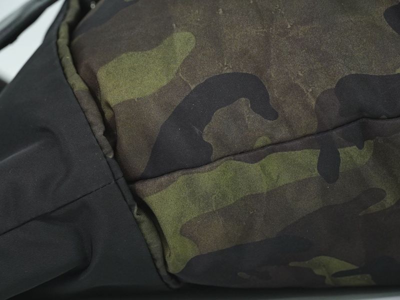 Authentic Prada Tessuto Camouflage Reversible 2WAY Shoulder Bag Handbag Nylon