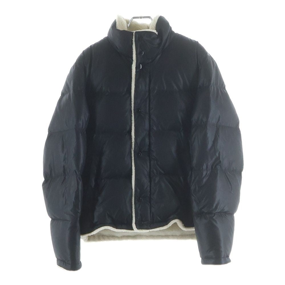 Saint Laurent Paris Faux Shearling Mouton Down Puffer Jacket Black