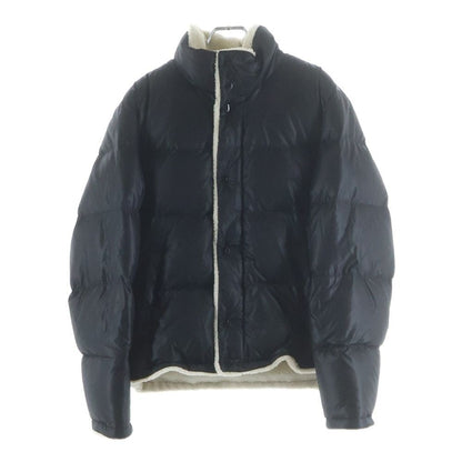 Saint Laurent Paris Faux Shearling Mouton Down Puffer Jacket Black