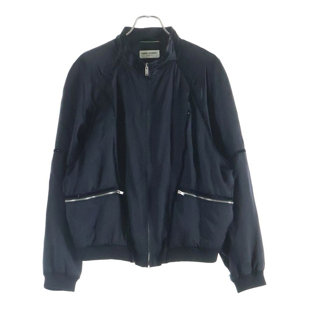 Saint Laurent Paris Satintive Jacket Black