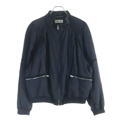 Saint Laurent Paris Satintive Jacket Black