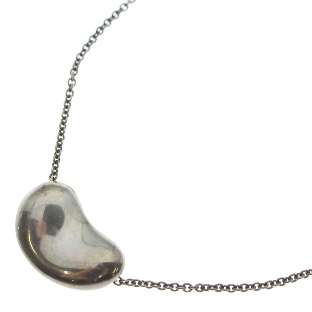 Tiffany & Co Beans Chain Necklace Pendant Silver
