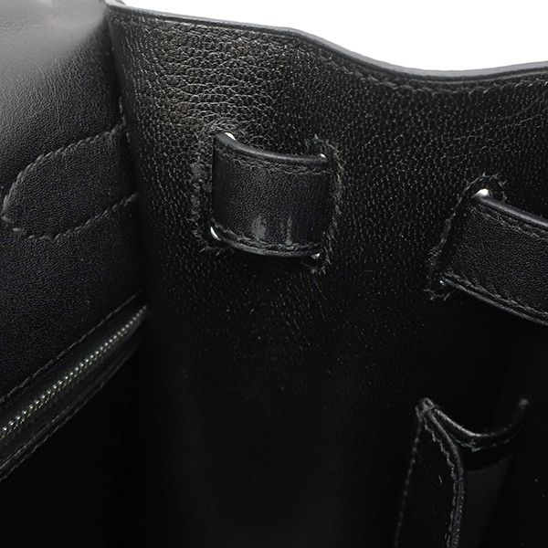 Hermes 2way Bag Kelly 32 Outer Stitch Vibrato Vogaliver Blue Silver Hardware