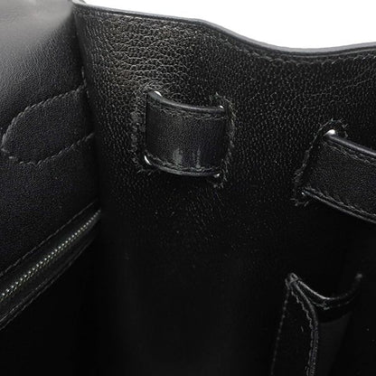 Hermes 2way Bag Kelly 32 Outer Stitch Vibrato Vogaliver Blue Silver Hardware